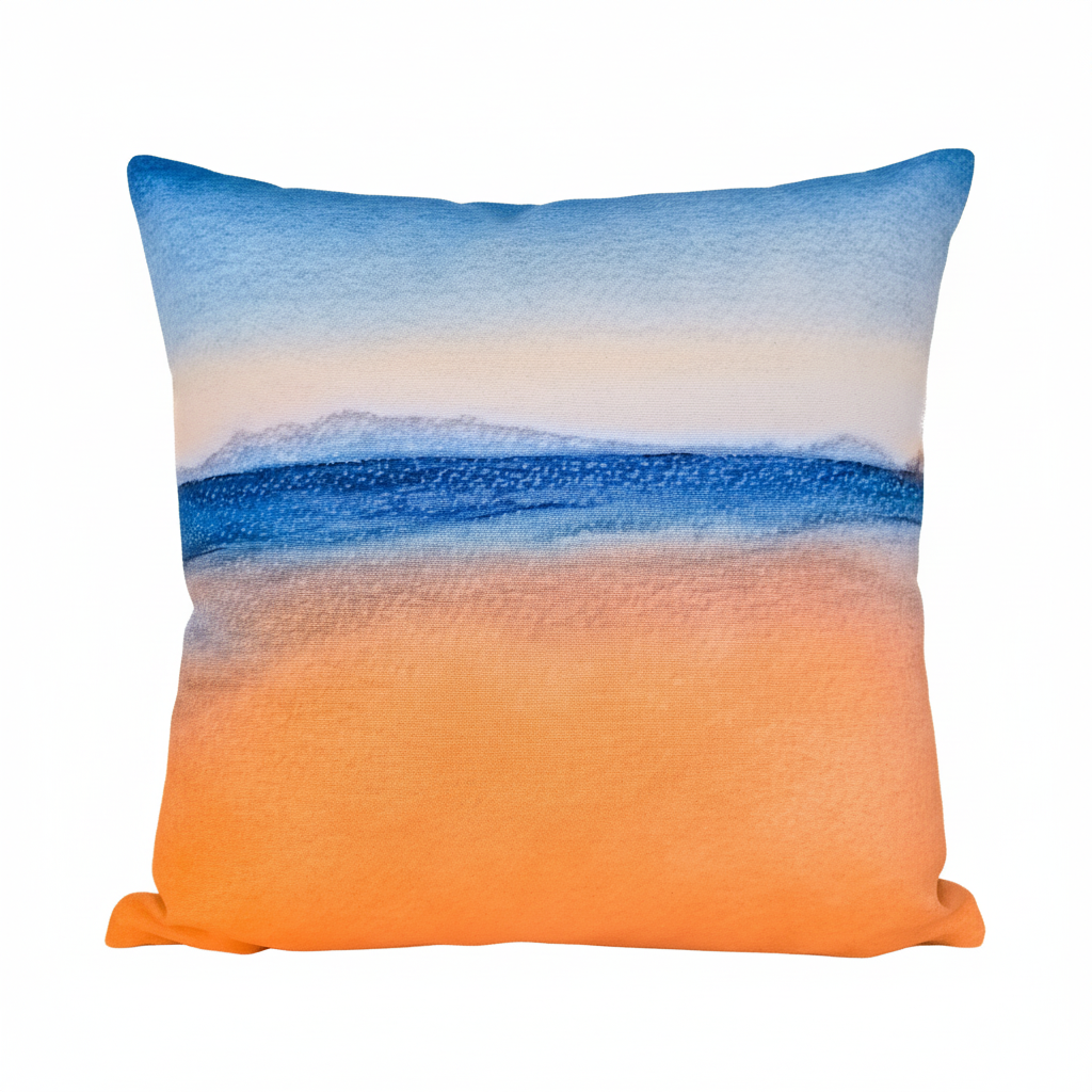 Arran from Troon Cushion - Art by Milla