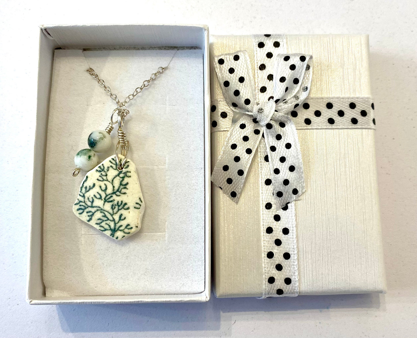 Sea Pottery Pendant by Seaform Jewellery