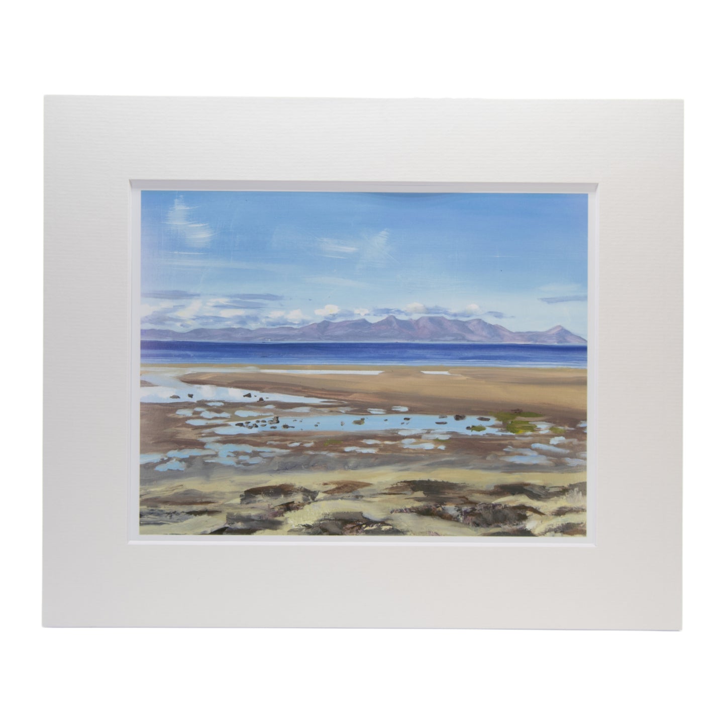 Arran from Barassie Beach by Crystal Chesters