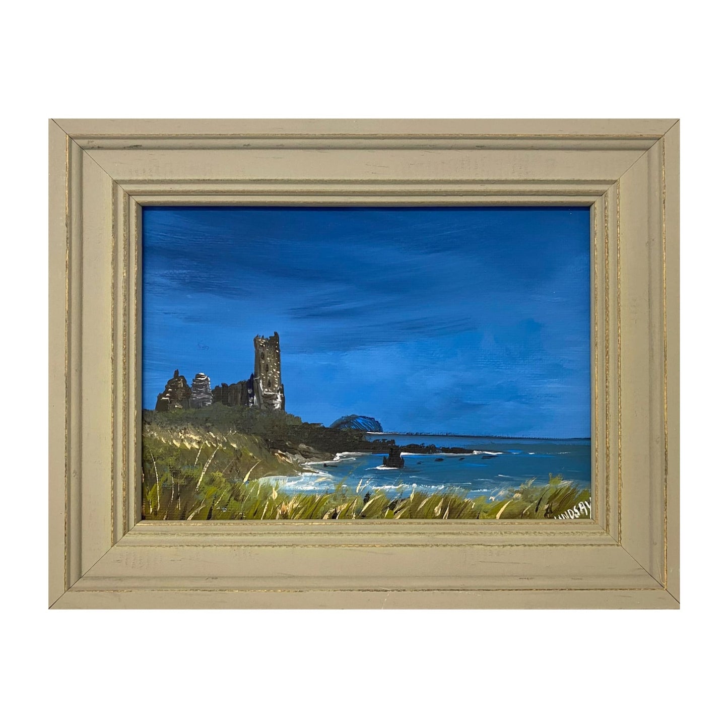 Dunure Castle - Original, famed painting by Alistair Lindsay