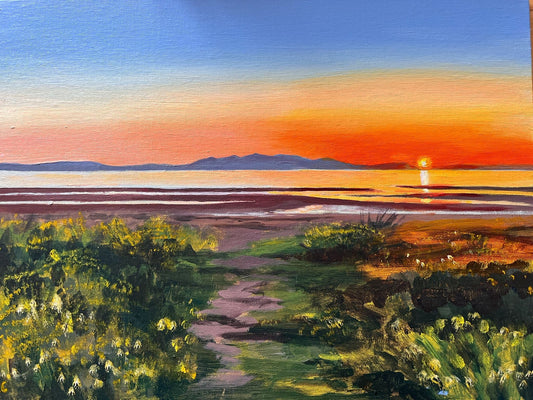 Sunset over Arran