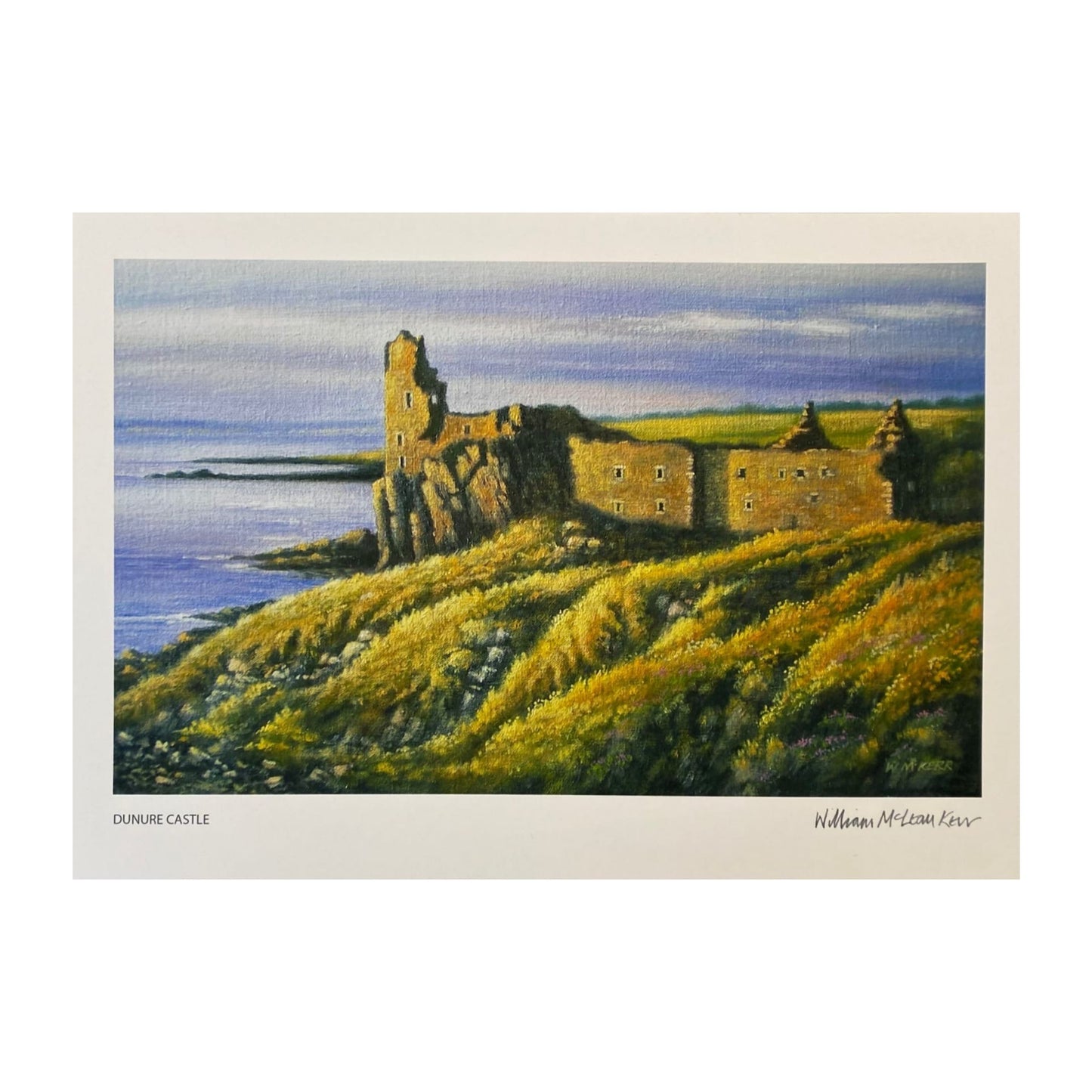 Dunure Castle Art Print
