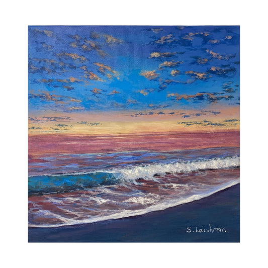 'Summer Sunset' - Original Painting by Susan Leishman.