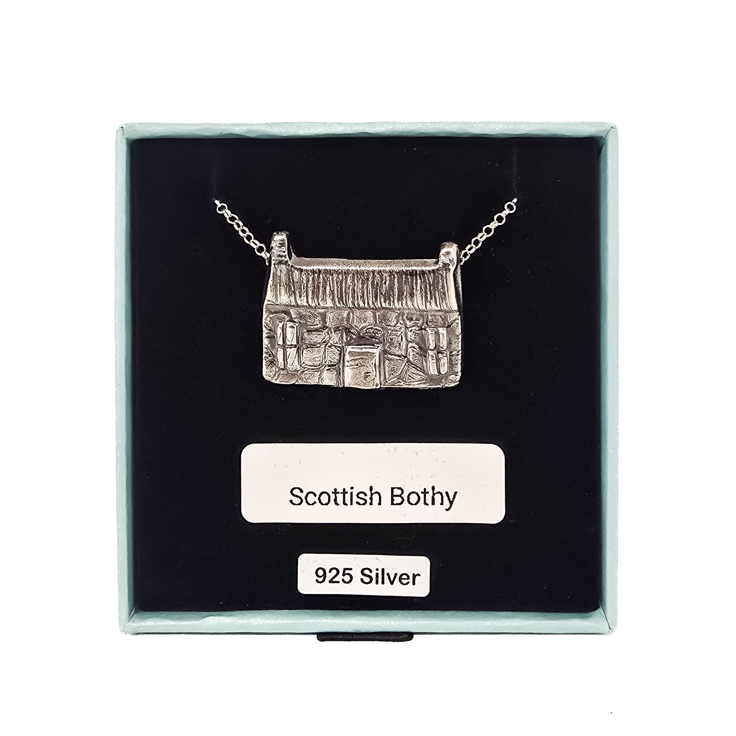 925 silver clay Bothy pendant by Jay Cee