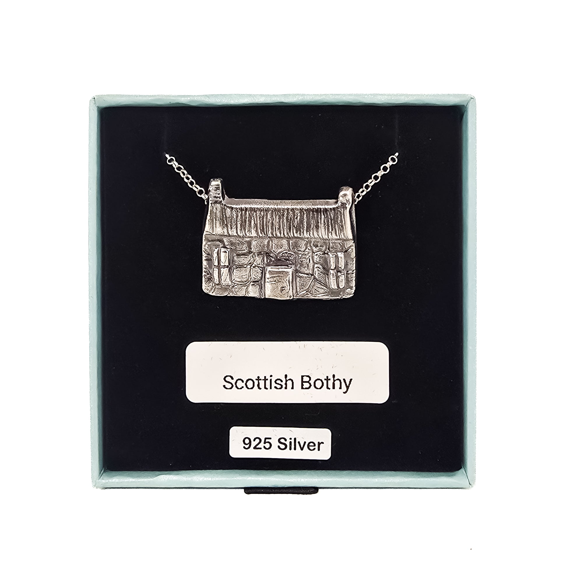 925 silver clay Bothy pendant by Jay Cee