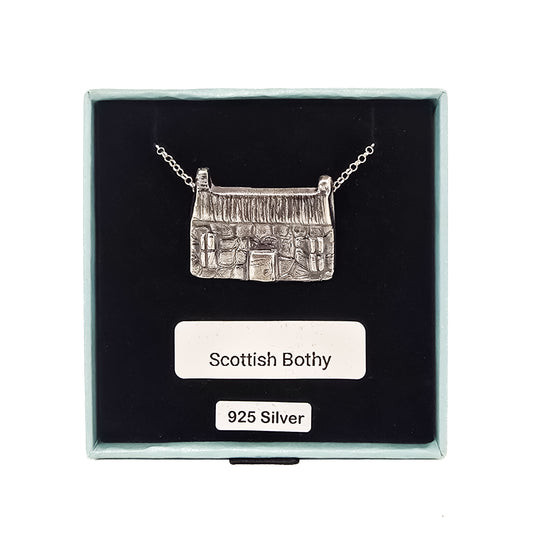 925 silver clay Bothy pendant by Jay Cee