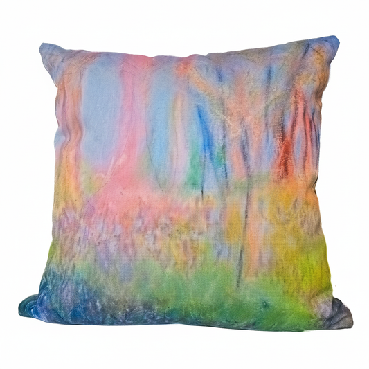 Bluebells in Fullarton Woods, Troon Cushion - Art by Milla