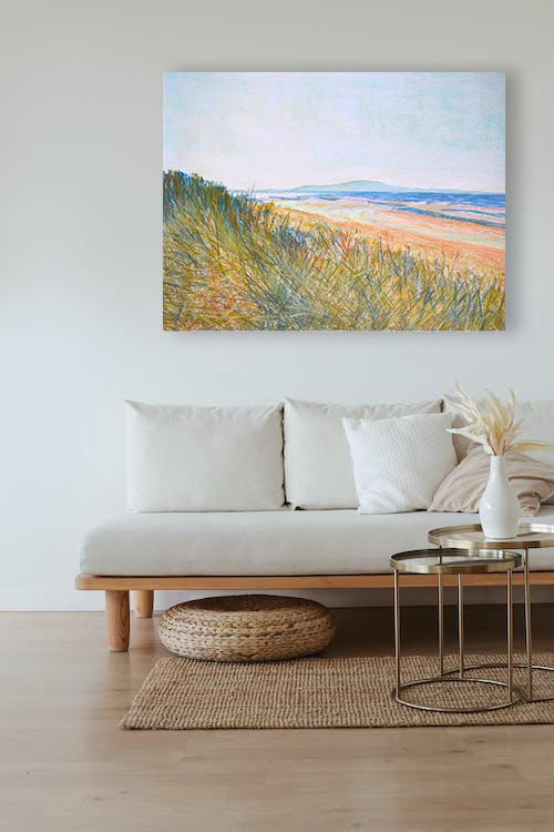 Sand Dunes, Troon Canvas Print