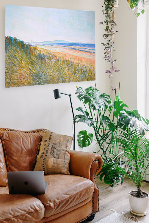 Sand Dunes, Troon Canvas Print