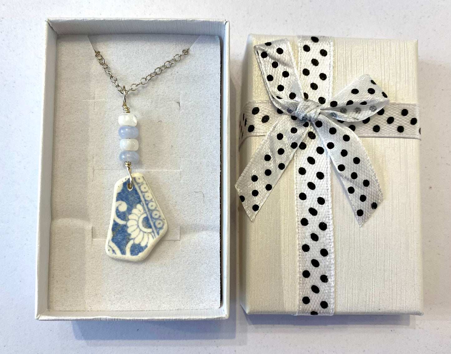 Sea Pottery Pendant by Seaform Jewellery