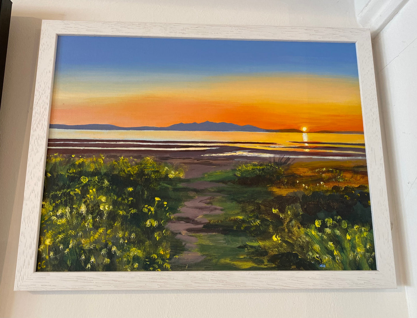 Sunset over Arran
