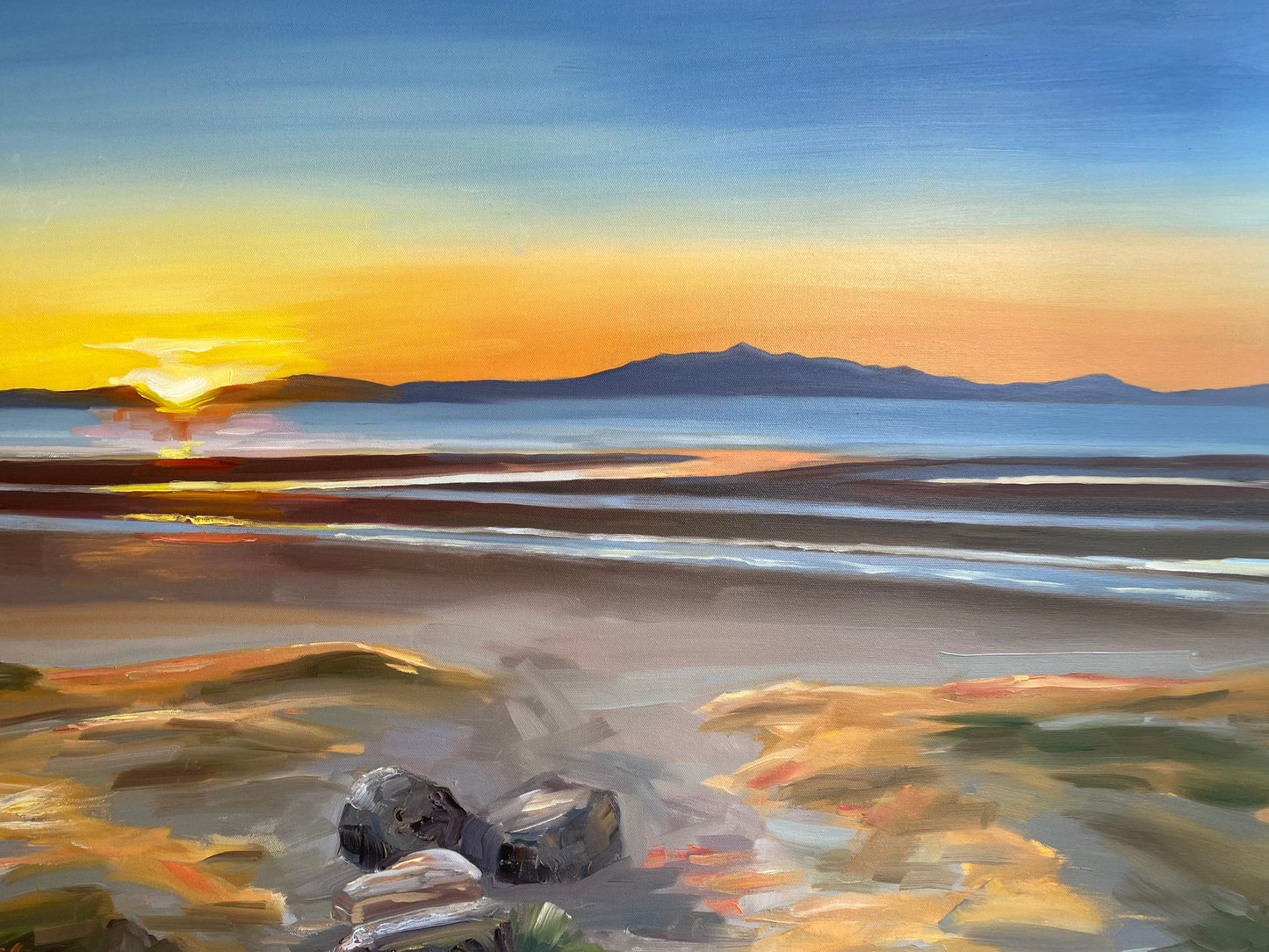 Golden Sunset Over Arran