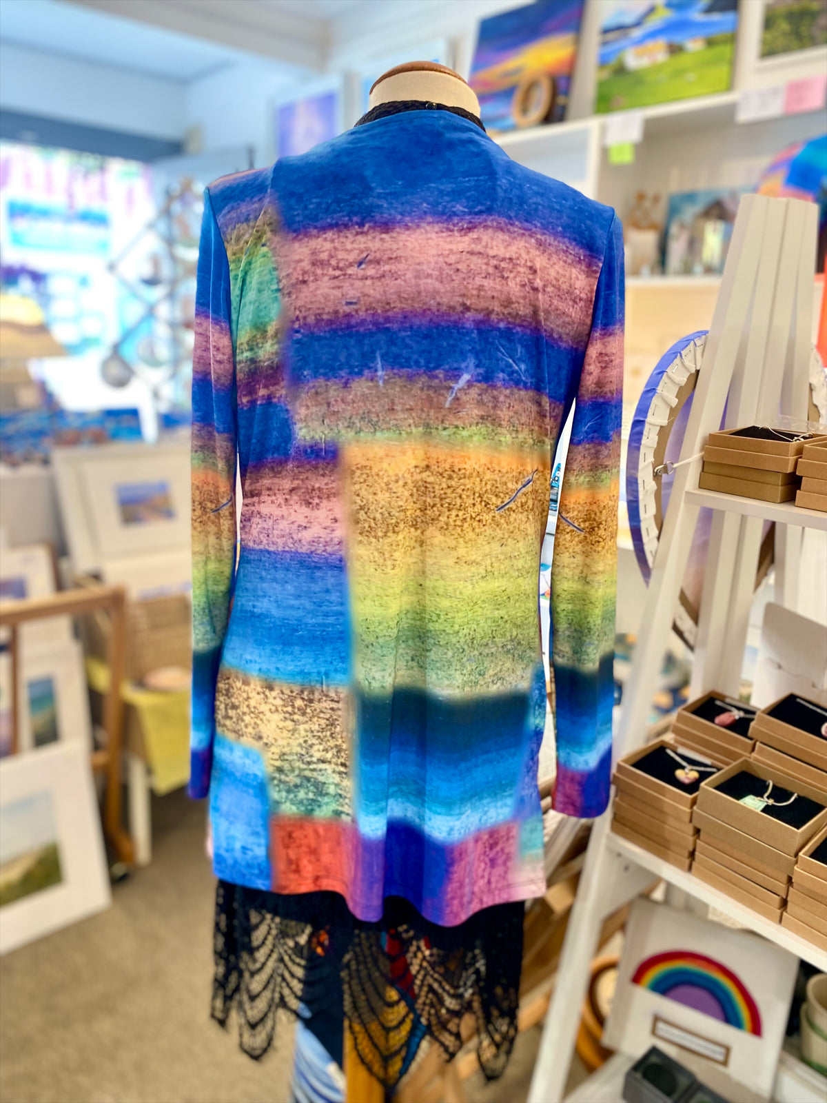 'Rhiannon' Cardigan with pockets & button detail