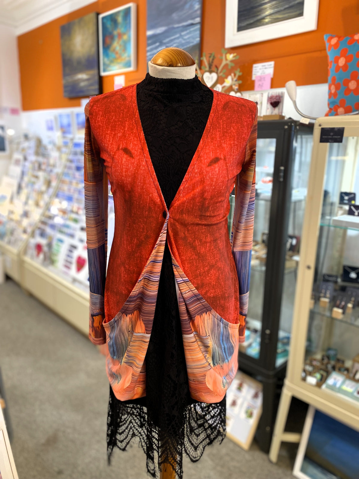 'Eloise' Cardigan with pockets & button detail