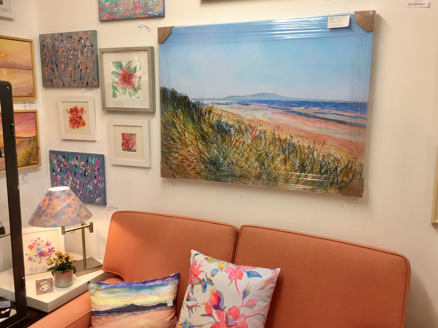 Sand Dunes, Troon Canvas Print