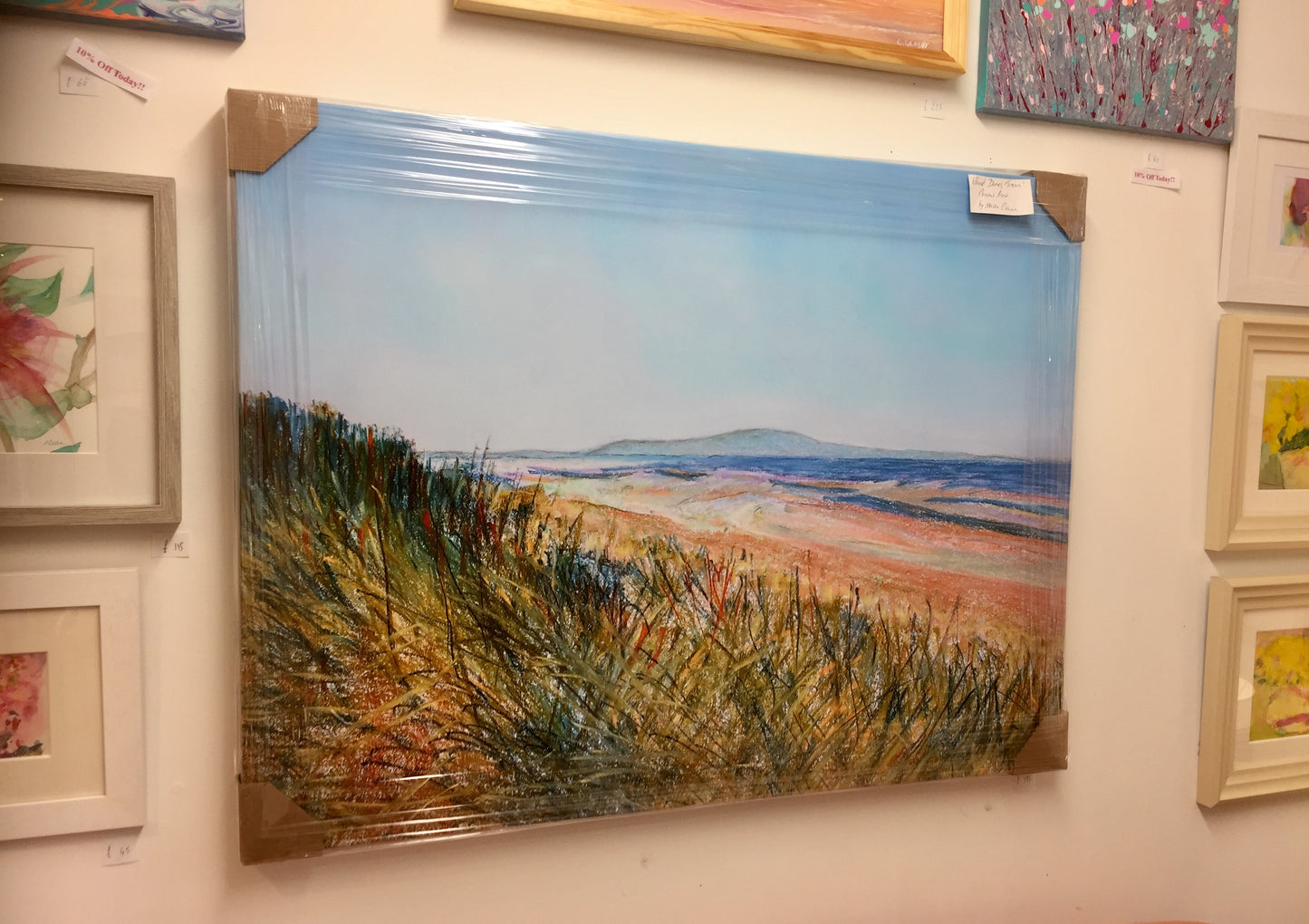 Sand Dunes, Troon Canvas Print