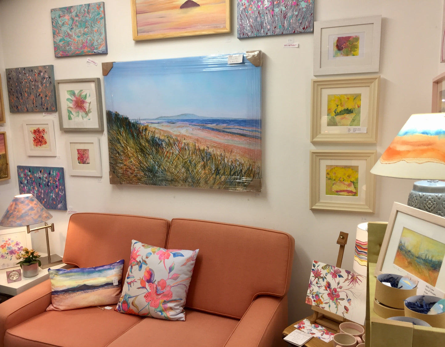 Sand Dunes, Troon Canvas Print