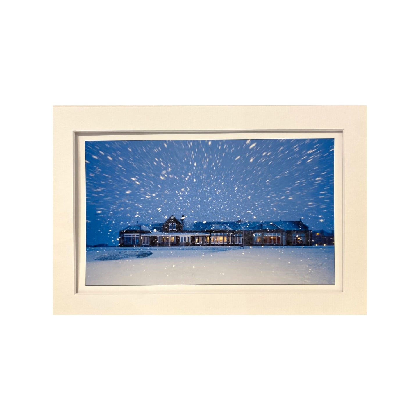 Snowy Royal Troon by Clubhouse - by One Eye Open Photography