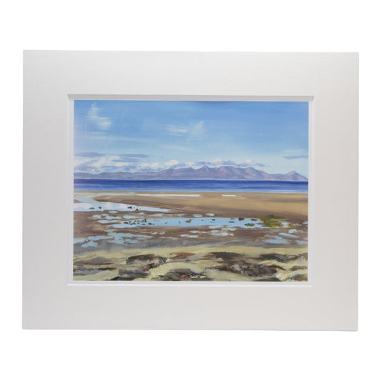 Arran from Barassie Beach by Crystal Chesters
