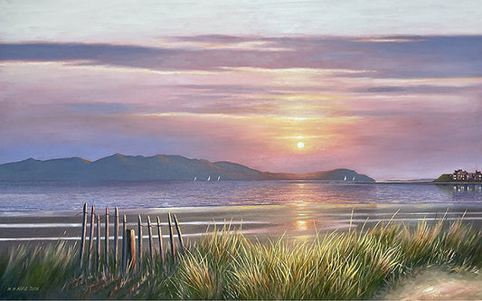 Arran from South Beach, Troon