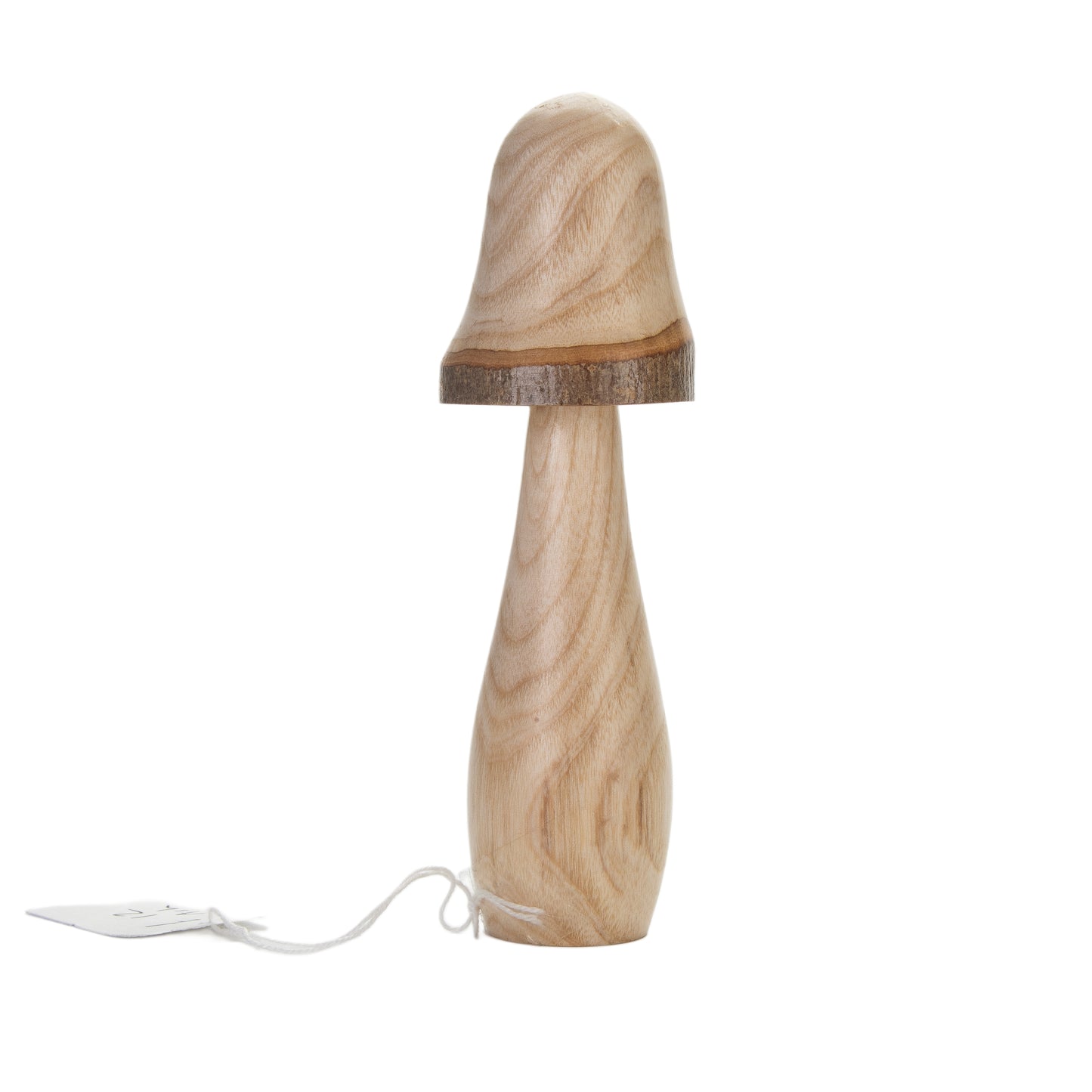 Rustic Wooden Forest Mushroom – Bark Rim Detail