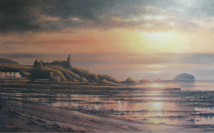 Sunset over Dunure
